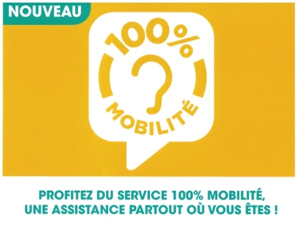 Profitez du service 100% mobilité une assistance partout où vous êtes !